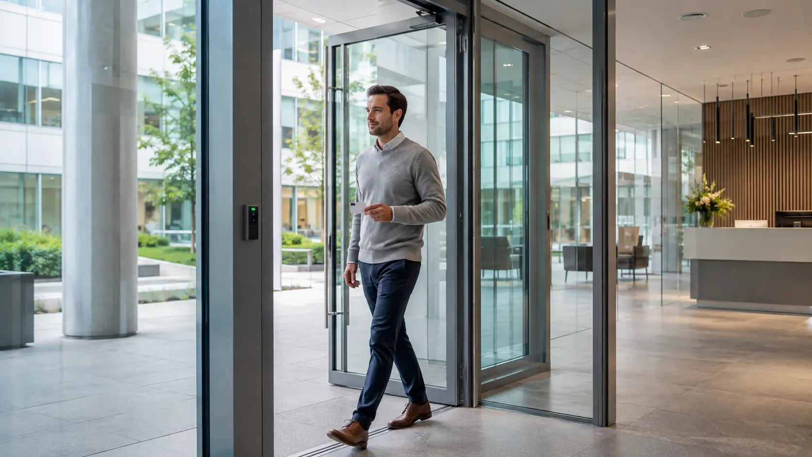 Installation illustrant Installateur de contrôle d’accès en Île-de-France