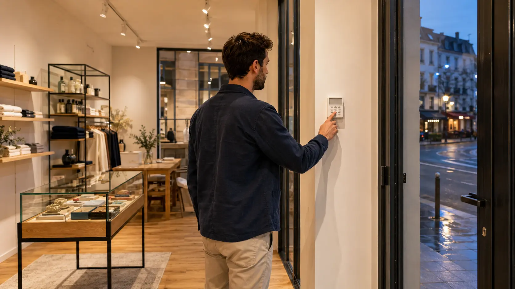 Installation illustrant Alarme et télésurveillance pour entreprise dans le Val-de-Marne (94)