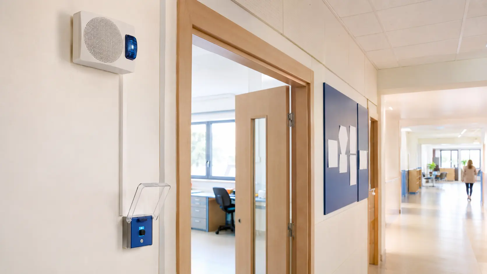 Équipements d’alerte PPMS installés dans une école