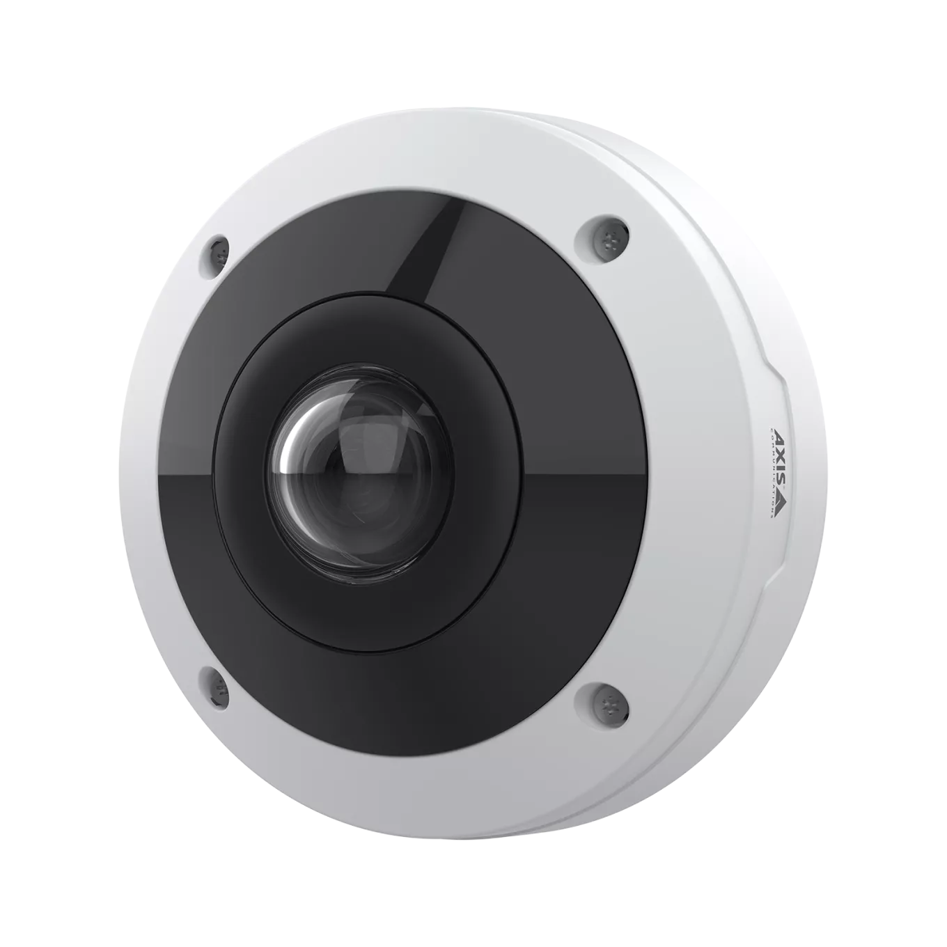 Caméra panoramique Axis M4318-PLVE blanche avec objectif central grand angle