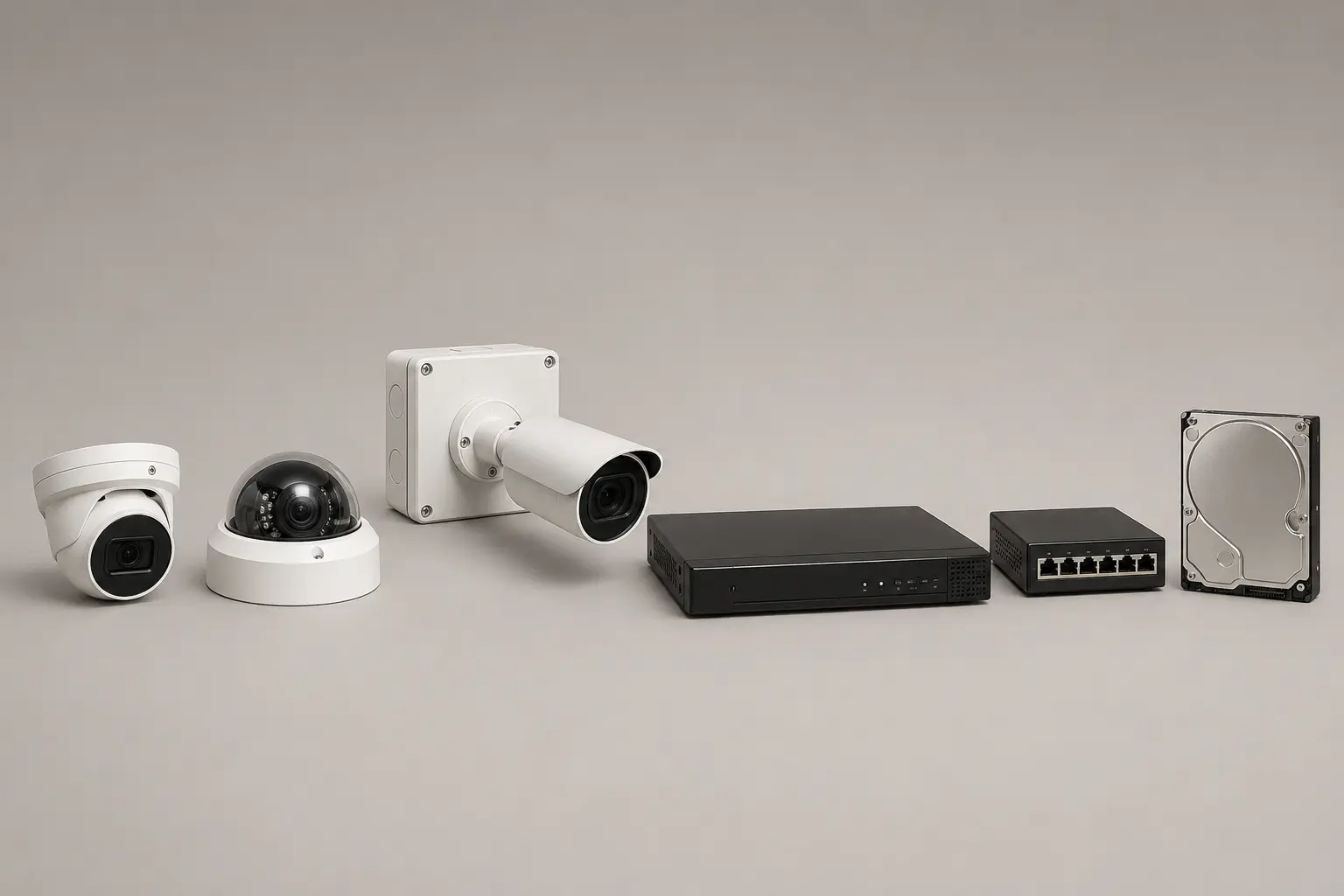 Caméras, réseau et enregistreur composant Installateur de vidéosurveillance en Île-de-France